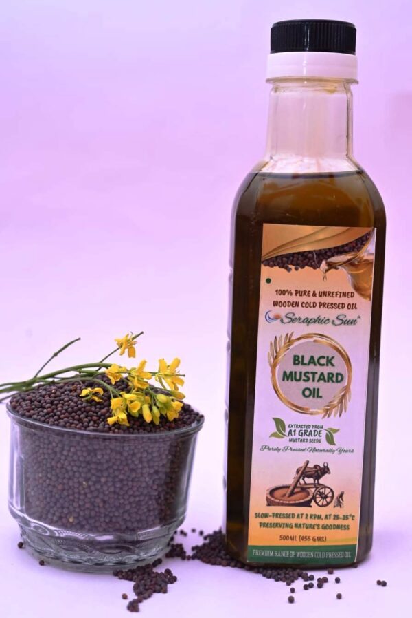 Cold Pressed Black Mustard Oil 500 Ml