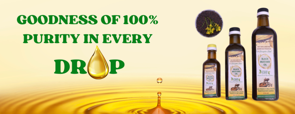 Cold Pressed Black Mustard oil