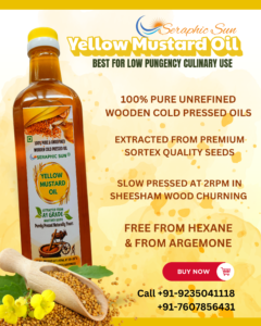 Cold Pressed Yellow Mustard Oil