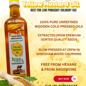 Cold Pressed Yellow Mustard Oil