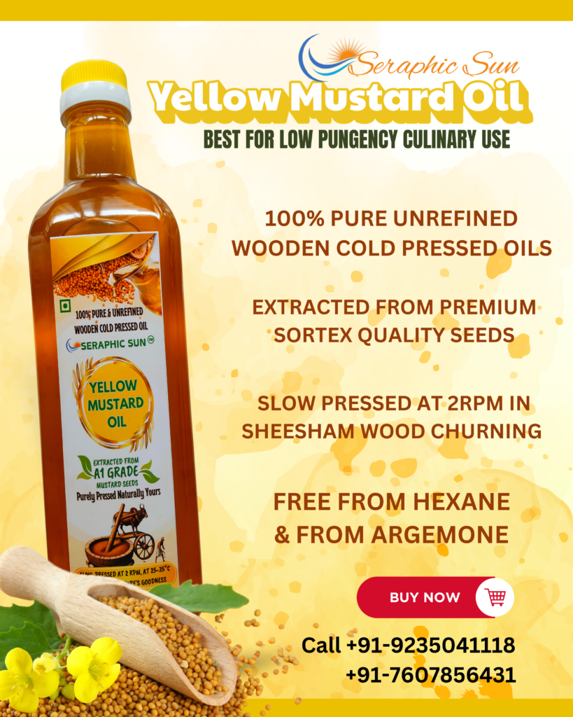Cold Pressed Yellow Mustard Oil