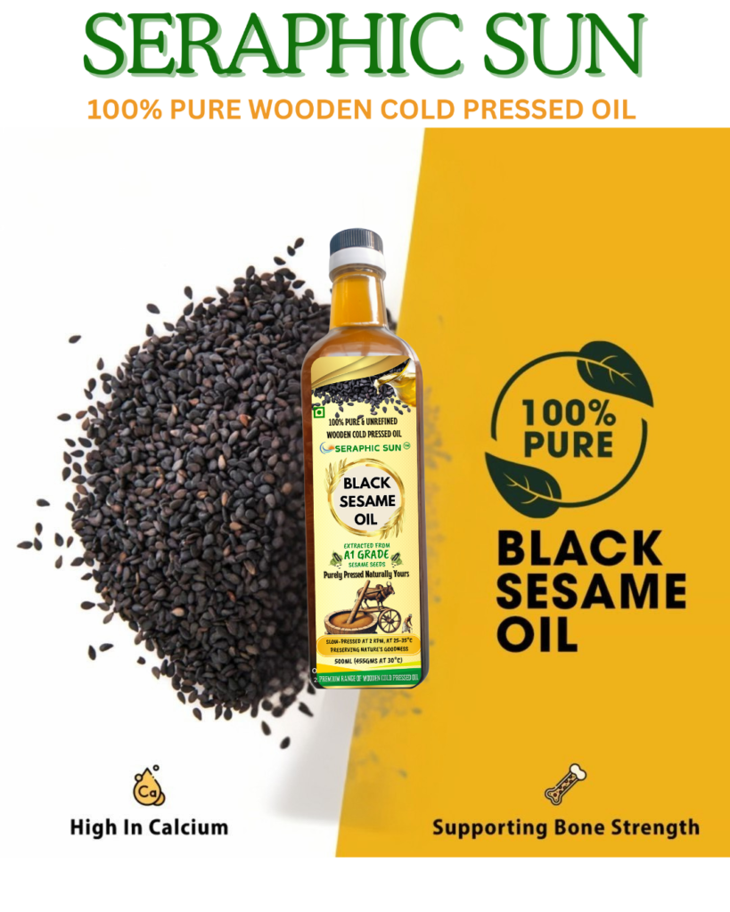 Cold Pressed Black Sesame Oil